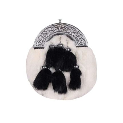 6 Tassels Rabbit Fur Kilt Sporran