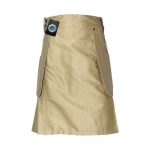 Men's Khaki Utility Kilt with Pockets – Practical & Stylish for Everyday Wear