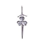 Shamrock Scottish Kilt Pin
