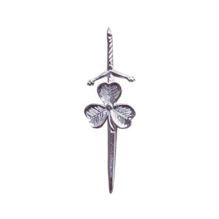 Shamrock Scottish Kilt Pin