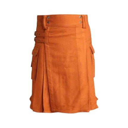 Saffron Utility Kilt - Irish Saffron Kilt