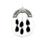 White Rabbit Scottish Kilt Dress Sporran with Celtic Cantle