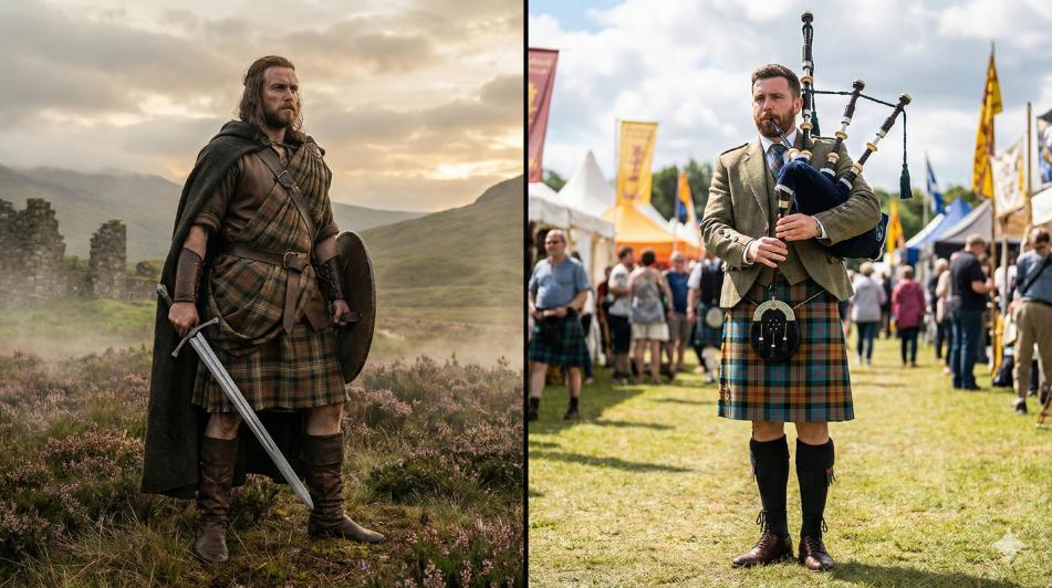 Ancient Scots Clothing Compared to Modern Highland Dress