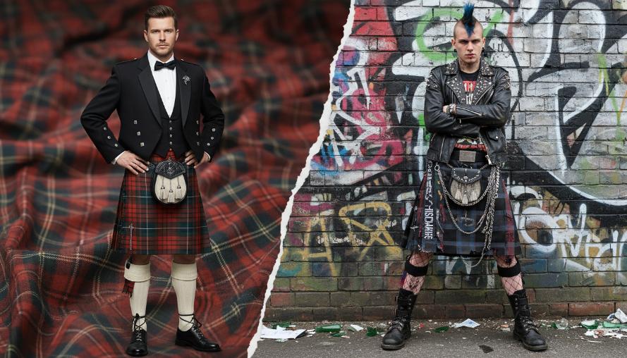 Punk Kilt vs Traditional Kilt