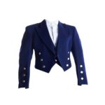 Prince Charlie Jacket with 3 Button Navy Blue Waist-Coat