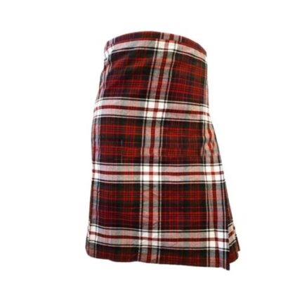 Red Black and White Scottish Tartan Kilt