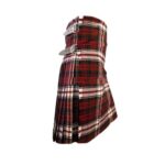 Red Black and White Scottish Tartan Kilt - Image 2