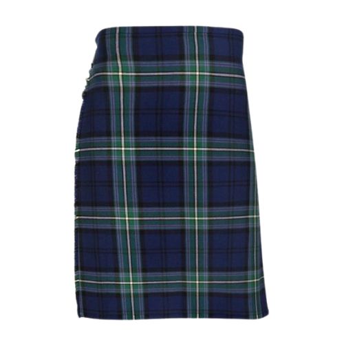 Rugby Tartan Kilt with Buckle Straps