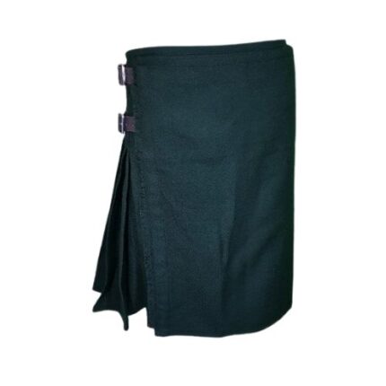 Solid Green Tartan Kilt